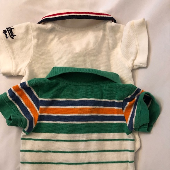 *LOT OF 2* OshKosh Polo Onesie Shirts - Picture 4 of 5